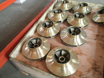High Precision Submersible Silicon Brass Water Pump Impeller For Water Pump Parts