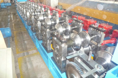 CNC Guardrail Beam Rolling Forming Machine 45 tims/min For Crash Barrier